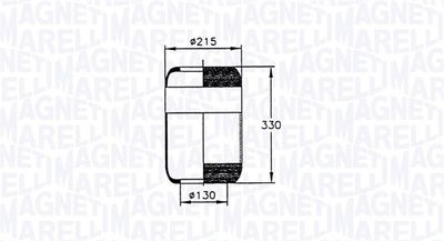 Pneimoatsperes spilvens, Pneimopiekare MAGNETI MARELLI 030607020040