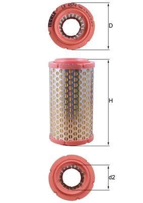 Воздушный фильтр KNECHT LX 4574
