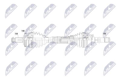 Piedziņas vārpsta NTY NPW-LR-057