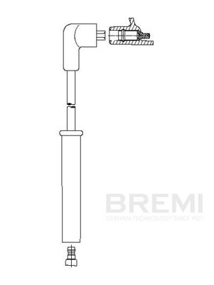 Augstsprieguma vads BREMI 8A10/69