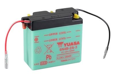 Startera akumulatoru baterija YUASA 6N4B-2A-3