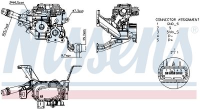 Модуль возврата ОГ NISSENS 98534