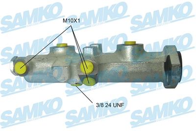 Galvenais bremžu cilindrs SAMKO P04650