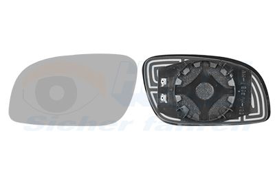 Зеркальное стекло, наружное зеркало VAN WEZEL 5856837