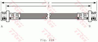 Тормозной шланг TRW PHA360