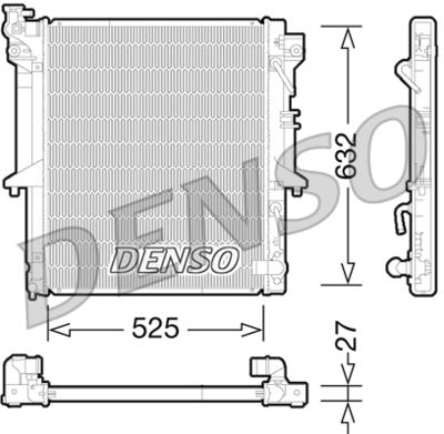 Radiators, Motora dzesēšanas sistēma DENSO DRM45035