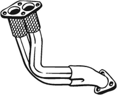 Труба выхлопного газа BOSAL 753-517