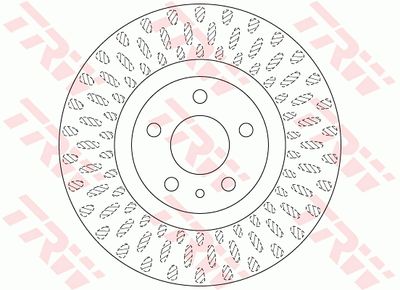 Тормозной диск TRW DF6522
