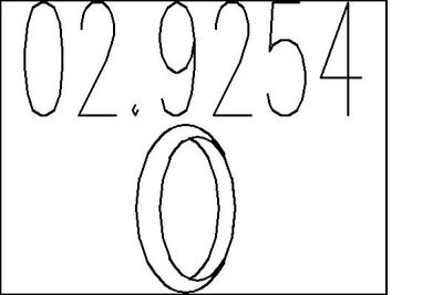 Blīve, Izplūdes caurule MTS 02.9254