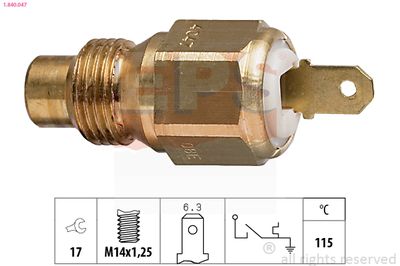 Termoslēdzis, Dzesēšanas škidruma brīdinājuma spuldze EPS 1.840.047