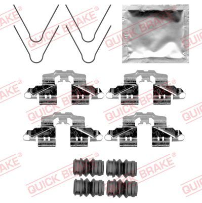 Комплектующие, колодки дискового тормоза QUICK BRAKE 109-0098