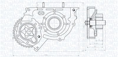 Eļļas sūknis MAGNETI MARELLI 351516000004