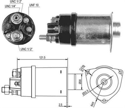 Ievilcējrelejs, Starteris MAGNETI MARELLI 940113050511