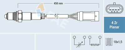 Лямбда-зонд FAE 77602