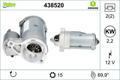 Стартер VALEO 438520