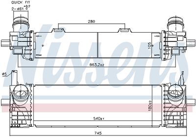 Интеркулер NISSENS 961338