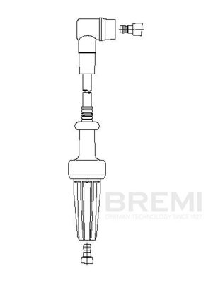 Augstsprieguma vads BREMI 664E36