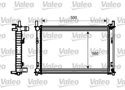 Radiators, Motora dzesēšanas sistēma VALEO 734272