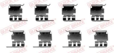 Комплектующие, колодки дискового тормоза QUICK BRAKE 109-1286