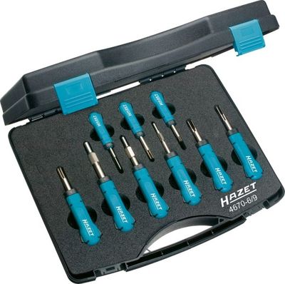 Noņemšanas instrumentu komplekts HAZET 4670-6/9