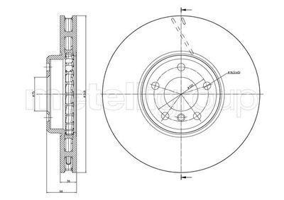 Bremžu diski METELLI 23-1328C