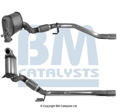 Nosēdumu-/Daļiņu filtrs, Izplūdes gāzu sistēma BM CATALYSTS BM11150