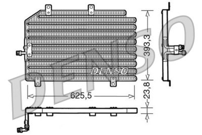 Конденсатор, кондиционер DENSO DCN01022