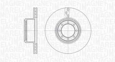 Тормозной диск MAGNETI MARELLI 361302040486