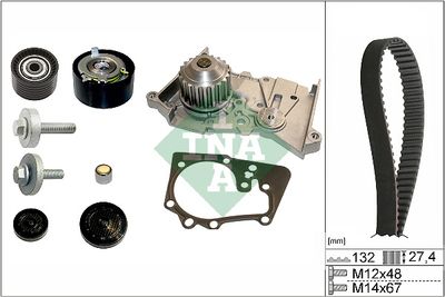 Водяной насос + комплект зубчатого ремня Schaeffler INA 530 0639 30