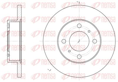 Тормозной диск REMSA 61117.00