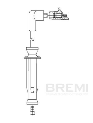Augstsprieguma vads BREMI 466/54