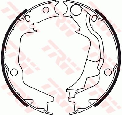 Bremžu loku kompl., Stāvbremze TRW GS8782
