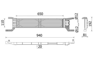 Eļļas radiators, Automātiskā pārnesumkārba MAHLE CLC324000P