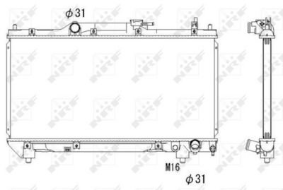 Radiators, Motora dzesēšanas sistēma NRF 53267