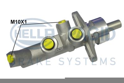 Galvenais bremžu cilindrs HELLA 8AM 355 505-931