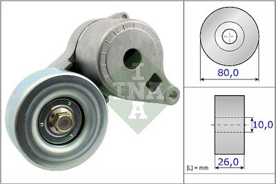 Siksnas spriegotājs, Ķīļsiksna Schaeffler INA 534 0509 10