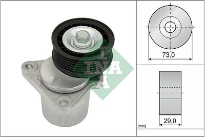 Siksnas spriegotājs, Ķīļsiksna Schaeffler INA 534 0128 20