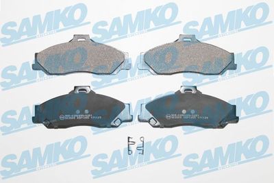 Комплект тормозных колодок, дисковый тормоз SAMKO 5SP1355