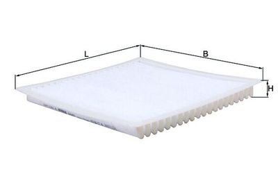 Фильтр, воздух во внутренном пространстве MAHLE LA 477