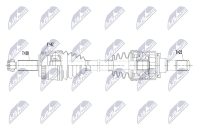 Приводной вал NTY NPW-HY-673