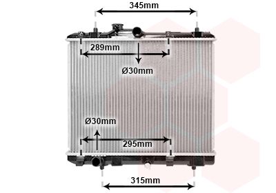 Radiators, Motora dzesēšanas sistēma VAN WEZEL 52002111