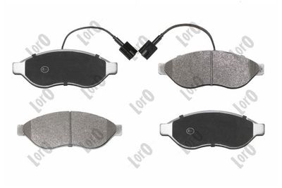 Bremžu uzliku kompl., Disku bremzes ABAKUS 231-01-006