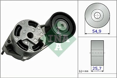 Siksnas spriegotājs, Ķīļsiksna Schaeffler INA 534 0516 10
