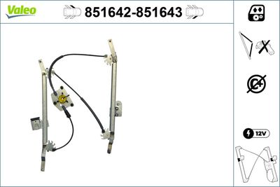 Стеклоподъемник VALEO 851642