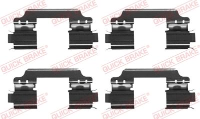 Комплектующие, колодки дискового тормоза QUICK BRAKE 109-1707