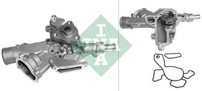 Ūdens sūknis, dzinēja dzesēšana Schaeffler INA 538 0081 10