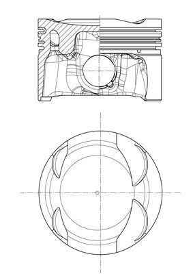 Поршень MAHLE 028 PI 00188 002