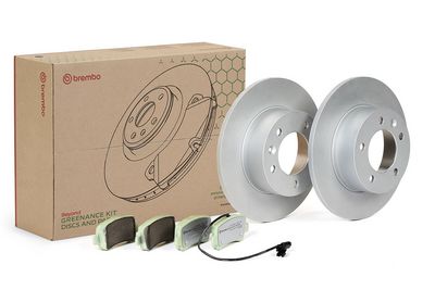 Bremžu komplekts, Disku bremzes BREMBO KT 10 036