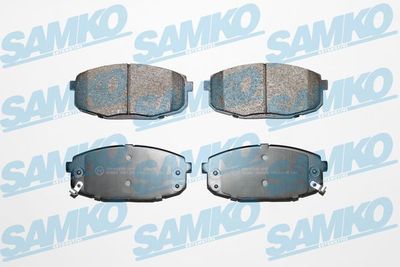 Комплект тормозных колодок, дисковый тормоз SAMKO 5SP1375