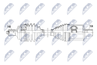 Piedziņas vārpsta NTY NPW-ME-182